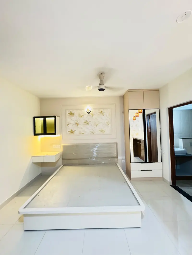 Second Bedroom Interior — homeZyard, Brigade Cornerstone Utopia, Varthur, Bengaluru